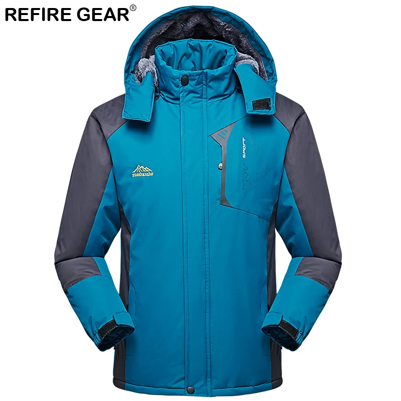 Refire Gear Зимняя Толстая флисовая куртка для мужчин и женщин Водонепроницаемая