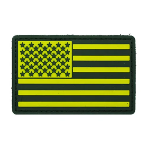 V 5 x 7.8cm ПВХ флаг патч MLD Снайпер Foxhound зонтик мир мира военно-воздушные силы Морской пломб спартанская Военная нашивка Тактический значок страйкбол нашивки - Цвет: V 5 x 7.8cm