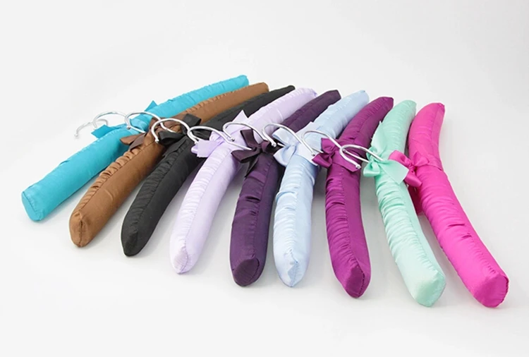 [Бесплатная доставка] вешалка с подкладкой из высококачественного атласа 21 цвет