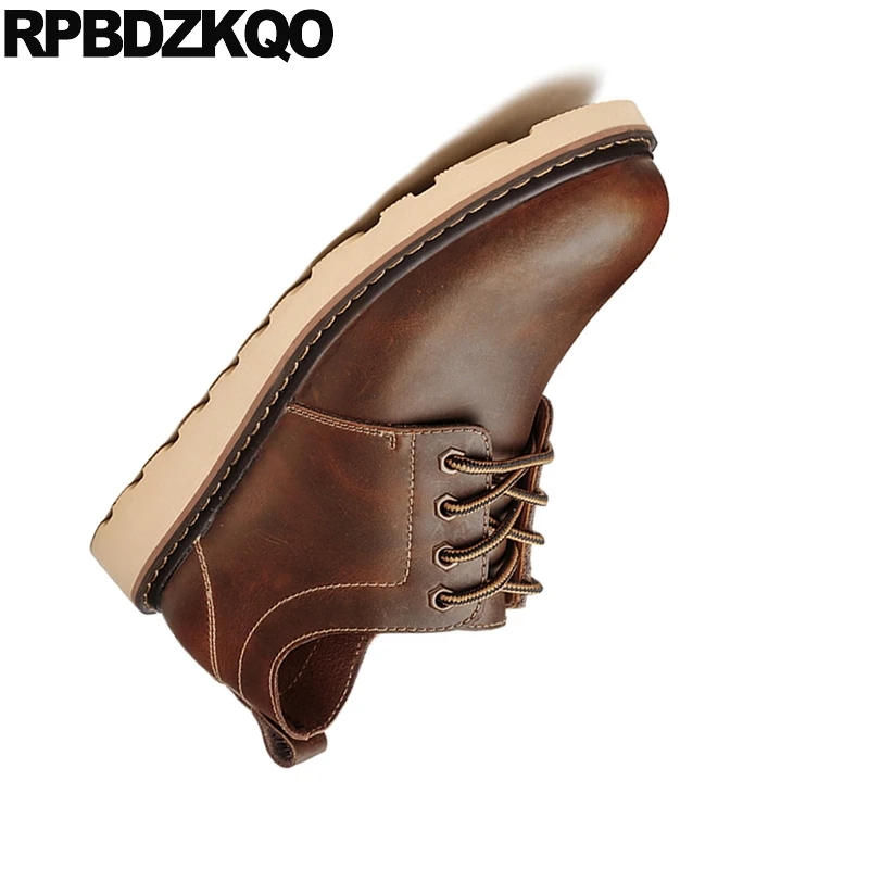 Nice 2021 Runway European Men British Style Italy High Quality Luxury Italian Rubber Work Flats Brand Designer Shoes China Brown | Обувь