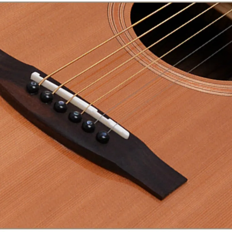 Гитара из твердого кедра акустическая электрическая стальная струна 41 дюйм D