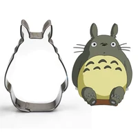 new stainless steel totoro shaped fondant cake biscuit mold sandwich pastry cookie cutter kitchen cooking diy stamp decorating
