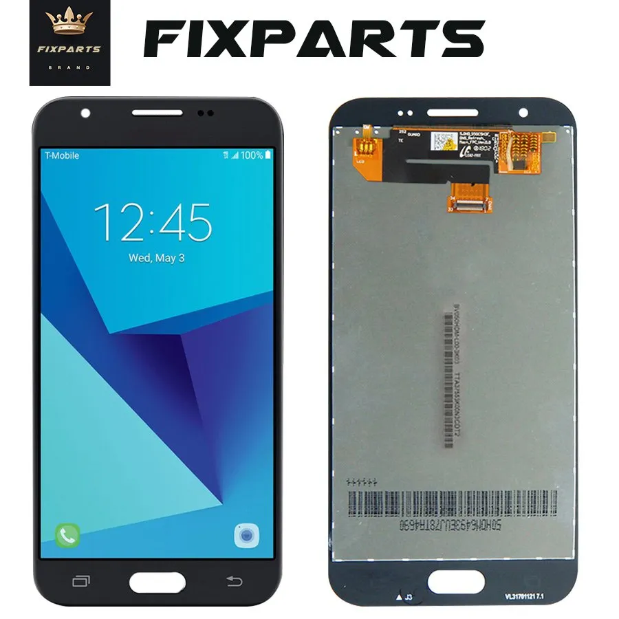 Регулировка яркости Оригинальный Для samsung J3 prime 2017 J327 lcd для дисплей кодирующий