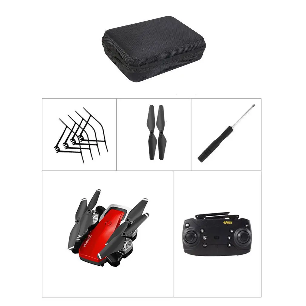 without camera Bag R HJ28 складной Радиоуправляемый Дрон 4 канала Wifi 2MP/5MP FPV камера Дрон высота удержания жестов фото/видео Радиоуправляемый квадрокоптер модель вертолета - Цвет: without camera Bag R