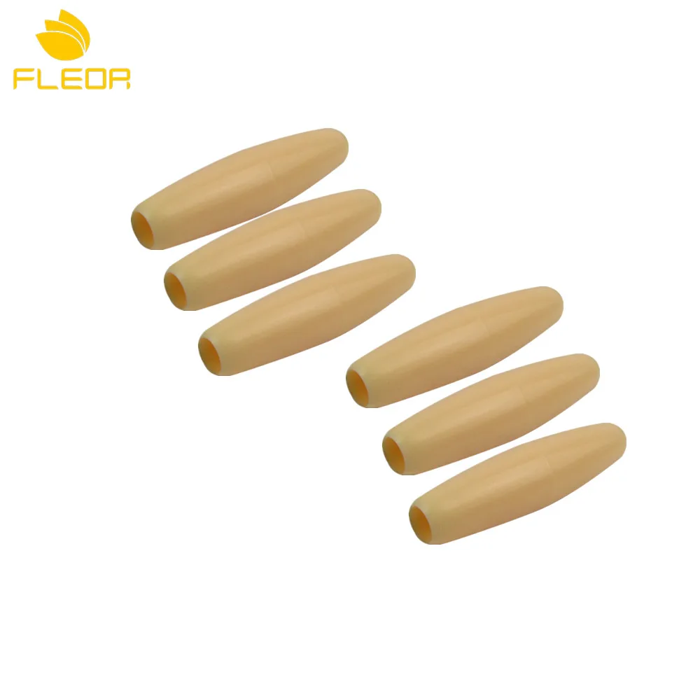 6 шт. желтые пластиковые наконечники для плечо и тремоло FLEOR Whammy Bar 5 мм гитарных