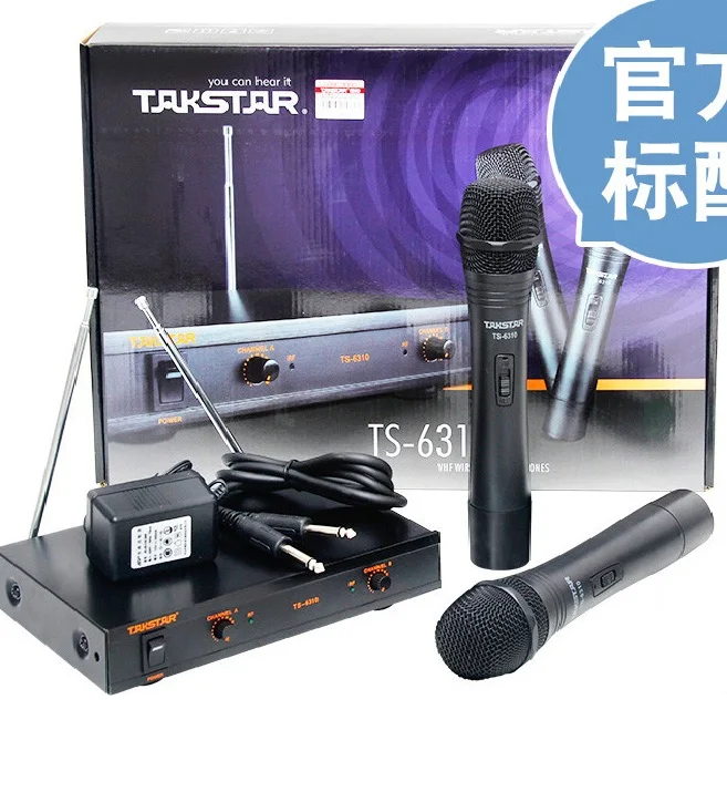 Беспроводной микрофон Takstar TS 6310HH 2 каналов системы для цифровых зеркальных