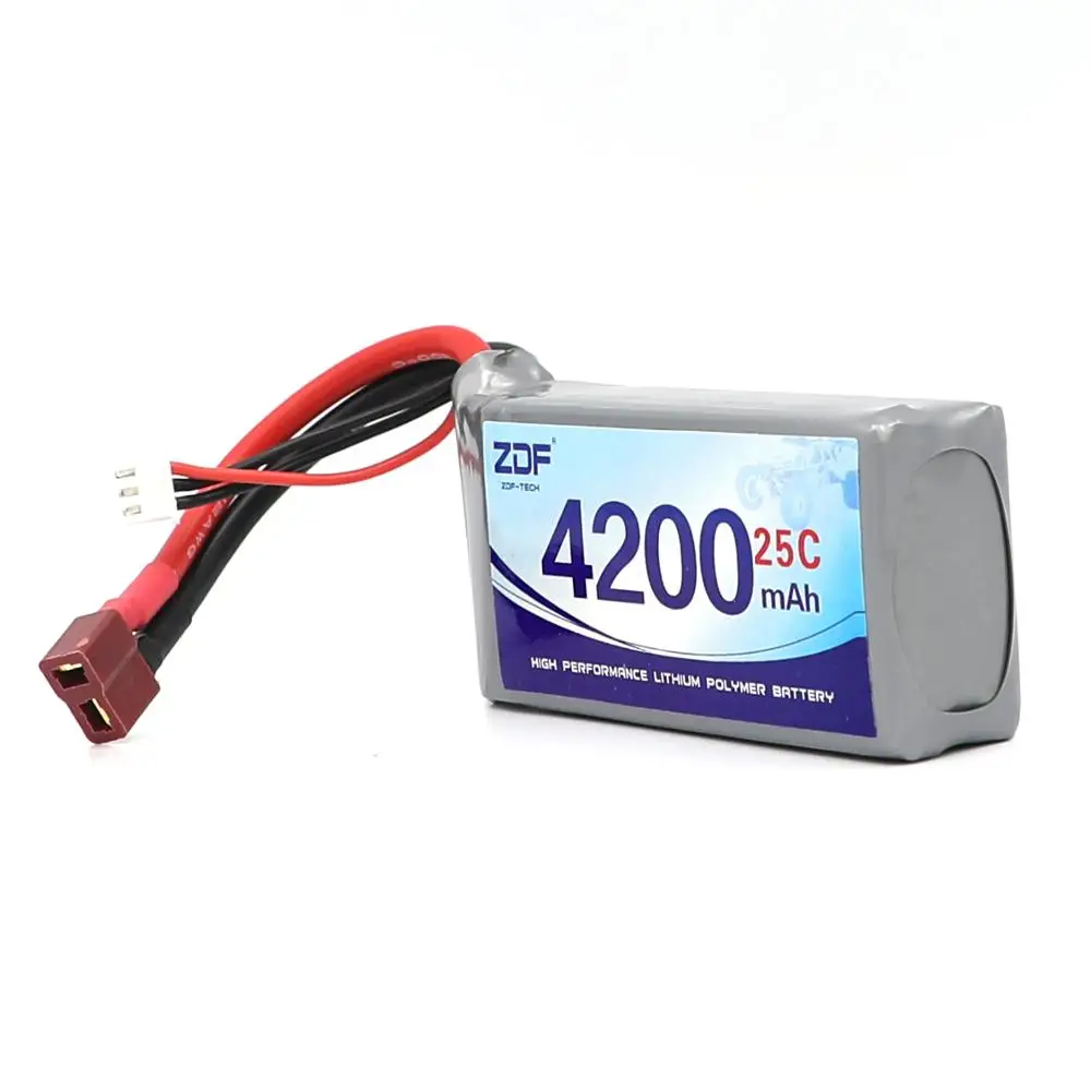 Аккумуляторная батарея ZDF 2S 7 4 V 4200mah 25C Max 50C для Wltoys 12428 12423 1:12|Детали и аксессуары| |