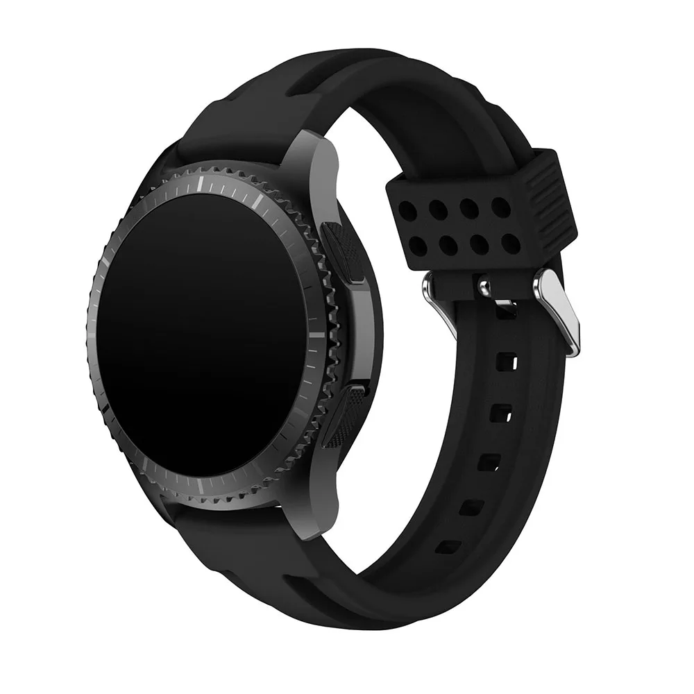 Силиконовый спортивный ремешок для Samsung Gear S3 Frontier Классический сменный Браслет