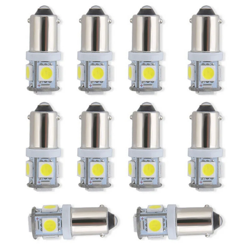 Автомобильная светодиодная лампа BA9S xenon White 5050 5SMD автомобильная T4W H6W индикатор