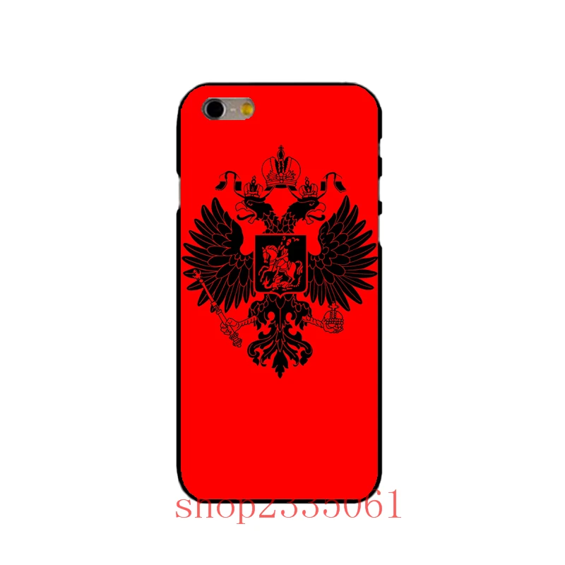 Жесткий чехол для телефона с изображением русского флага для iphone 4 4s 5 5s se 6 6s 6 6s plus 7 7plus 8 8plus x XR XS MAX чехол