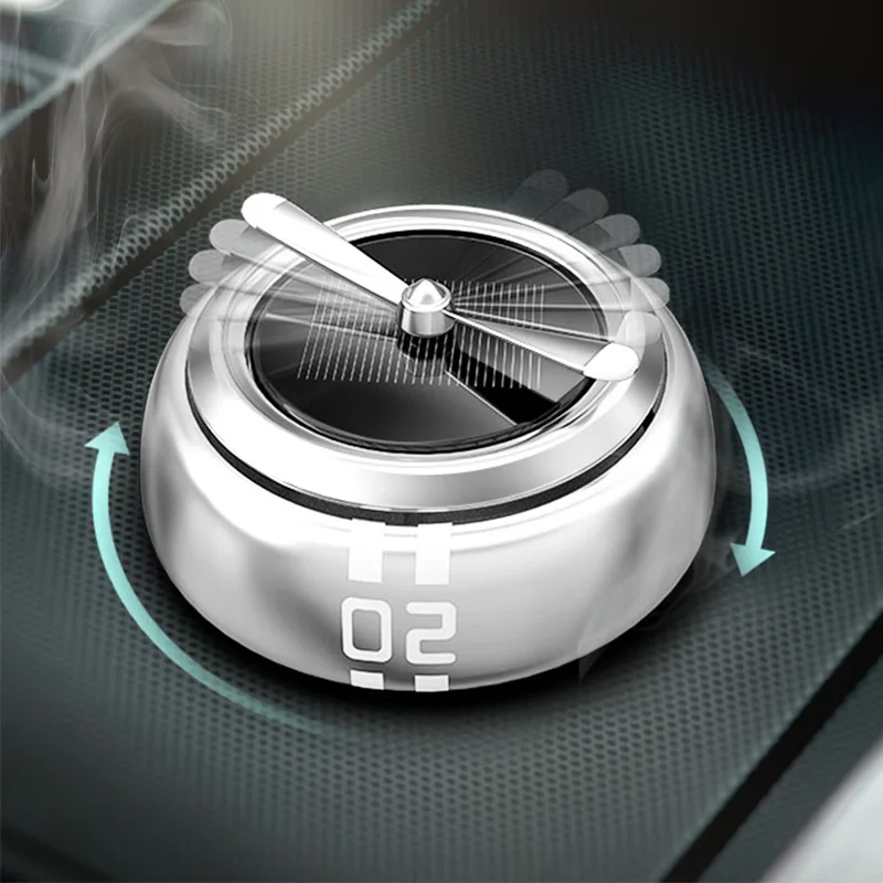 

Solar Rotating Car Perfume Seat Car Perfume Decoration Ornament Car Aromatherapy Instrument car interior Air Fresher Purifier