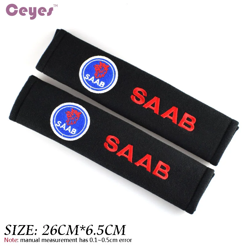 Наплечный чехол Ceyes для автомобильного ремня безопасности Saab 9000 428 03-10 9-3 9-5 93 95