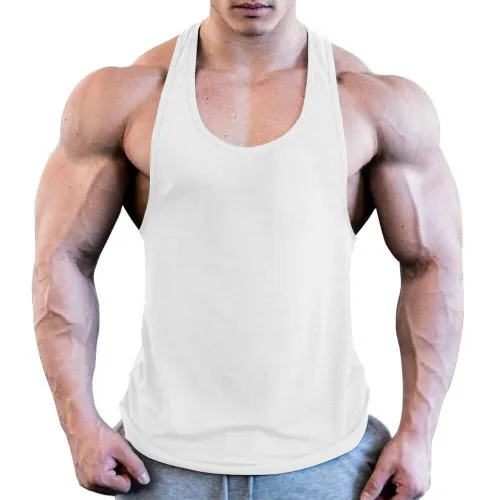 

Gym Men Muscle Sleeveless Shirt Tank Top Bodybuilding Sport Fitness Workout Vest