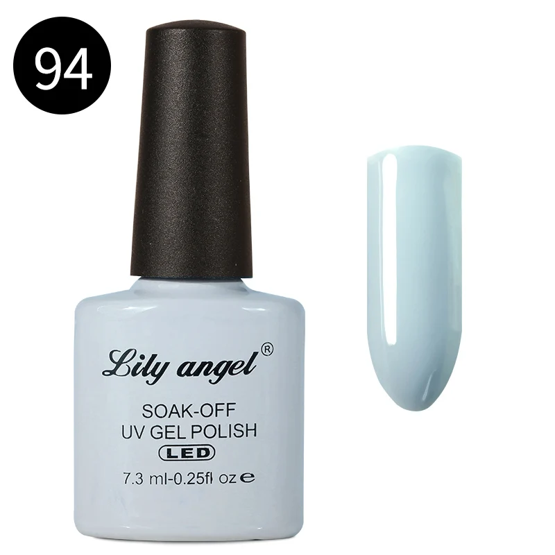 Lily angel новейший 7,3 мл Гель-лак для ногтей замачиваемый стемпинг ногтей Покрытие Художественный лак конфеты сладкий стиль 110 цветов - Цвет: 94