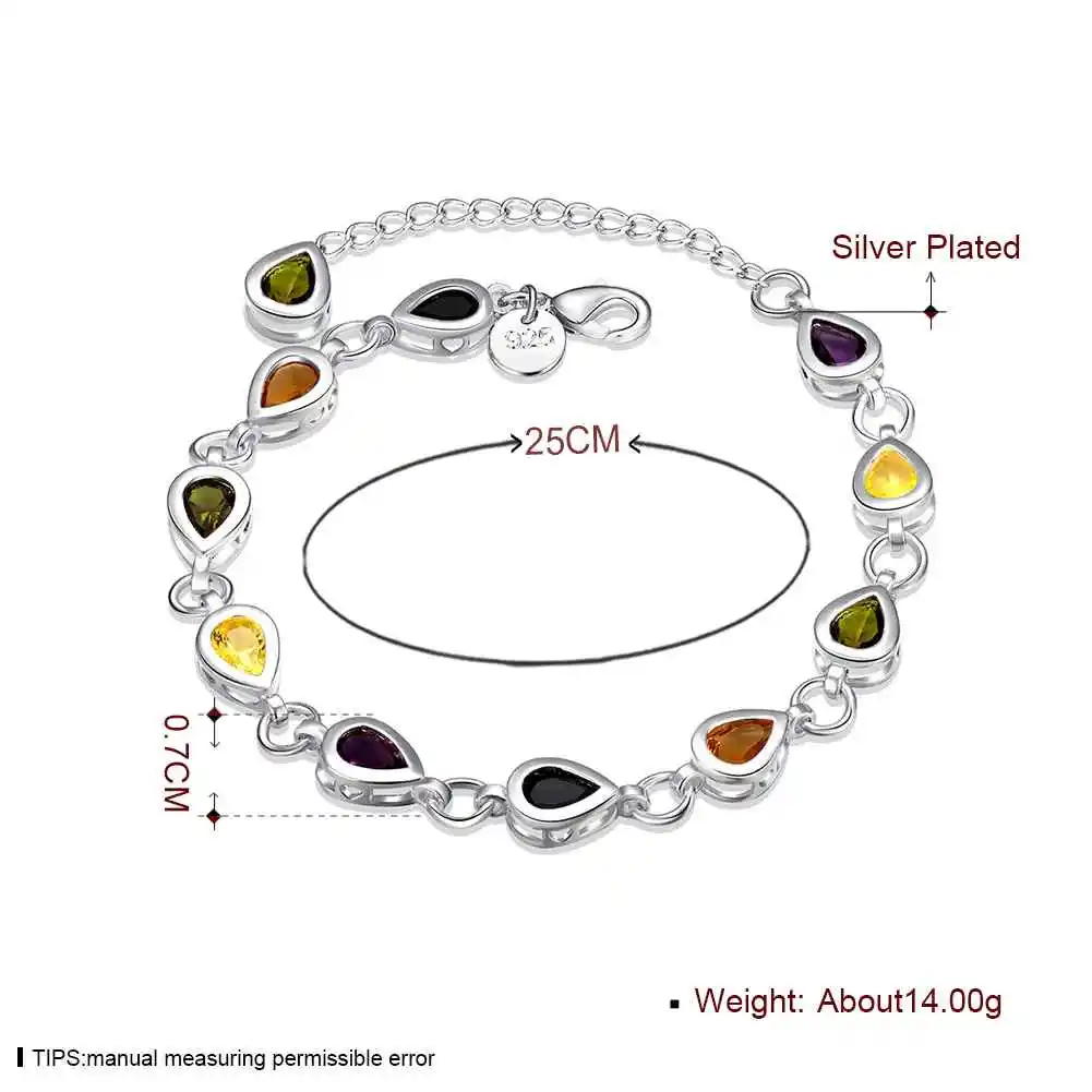 Горячая продажа Новое поступление! Серебряный Водонепроницаемый цветной камень