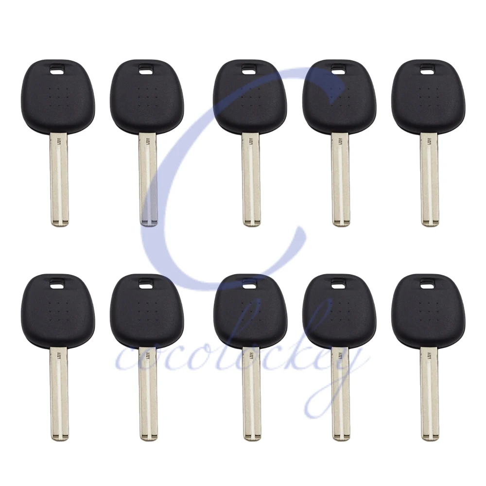 Cocolockey Автомобильный Транспондер Chip Key Shell Toy40 подходит для Lexus Toyota транспондер Uncut