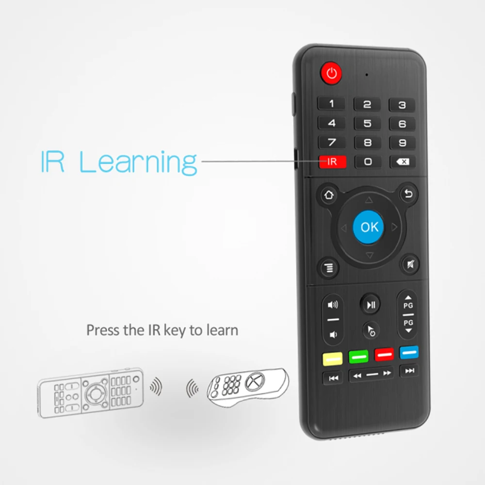 Подсветка Air mouse Android клавиатура или нормальный с тачпадом мини пульт