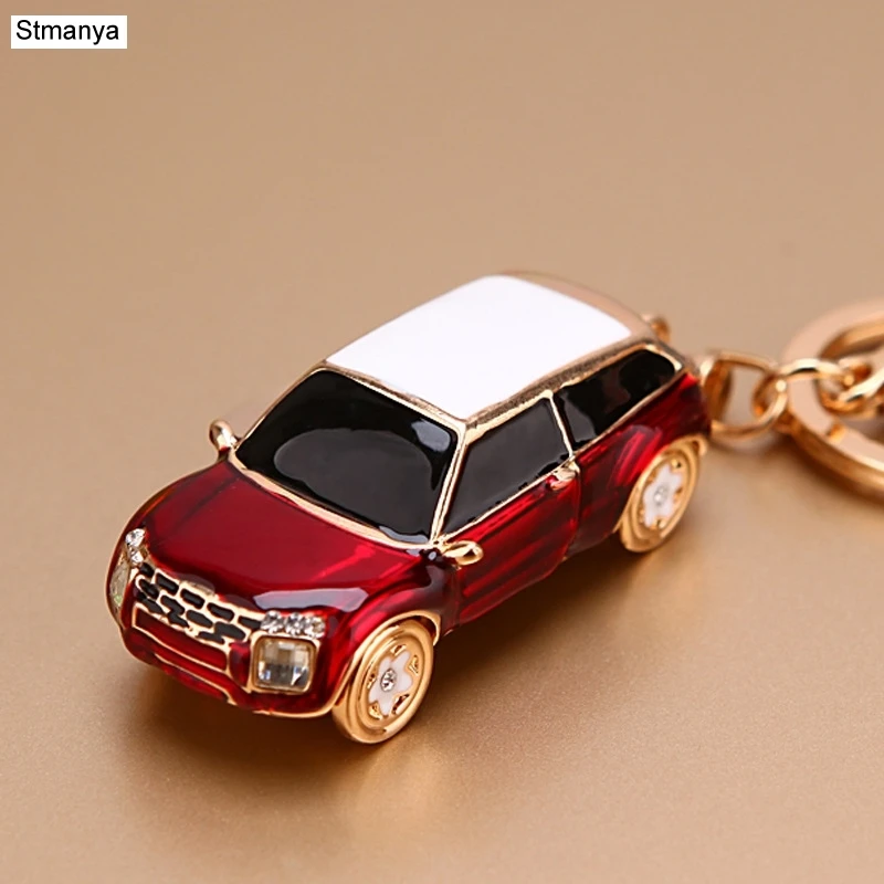 Горячая Распродажа Хрустальный автомобильный брелок новинка металлический для