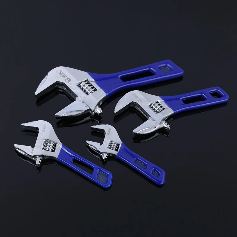 

1Piece 4"/5"/6"/8" Adjustable Spanner Mini Wrench Universal Nut Spanner Key Hand Tools Multitool Random Handle Color