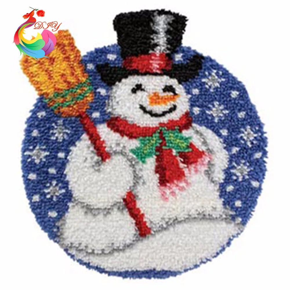 Набор крючков с защелкой новогодний декор нитки для вышивки крючки вязания