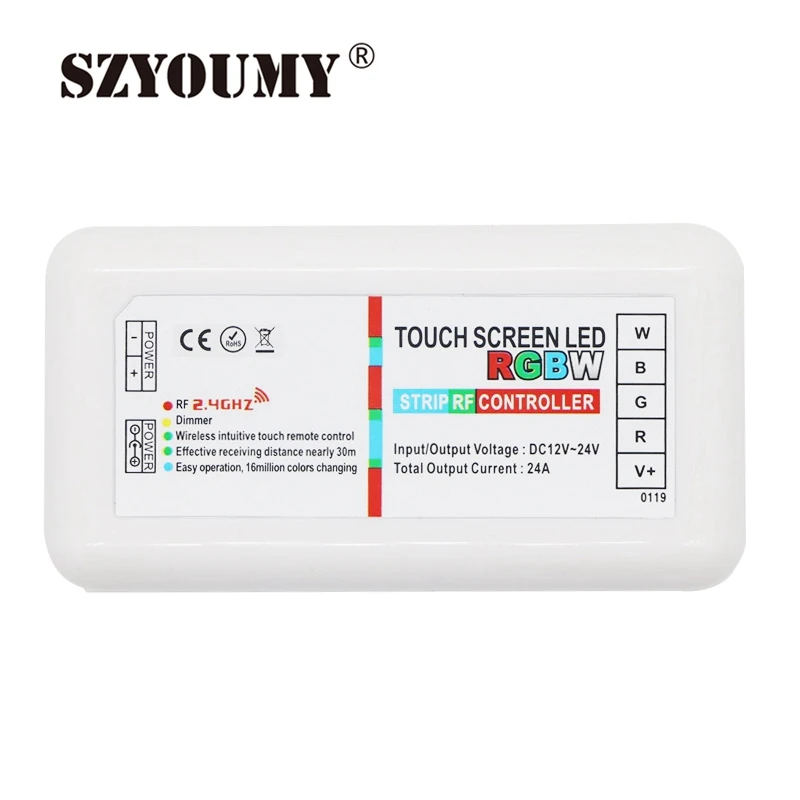 SZYOUMY Беспроводной RF 2 4G сенсорный экран пульт дистанционного управления LED RGB