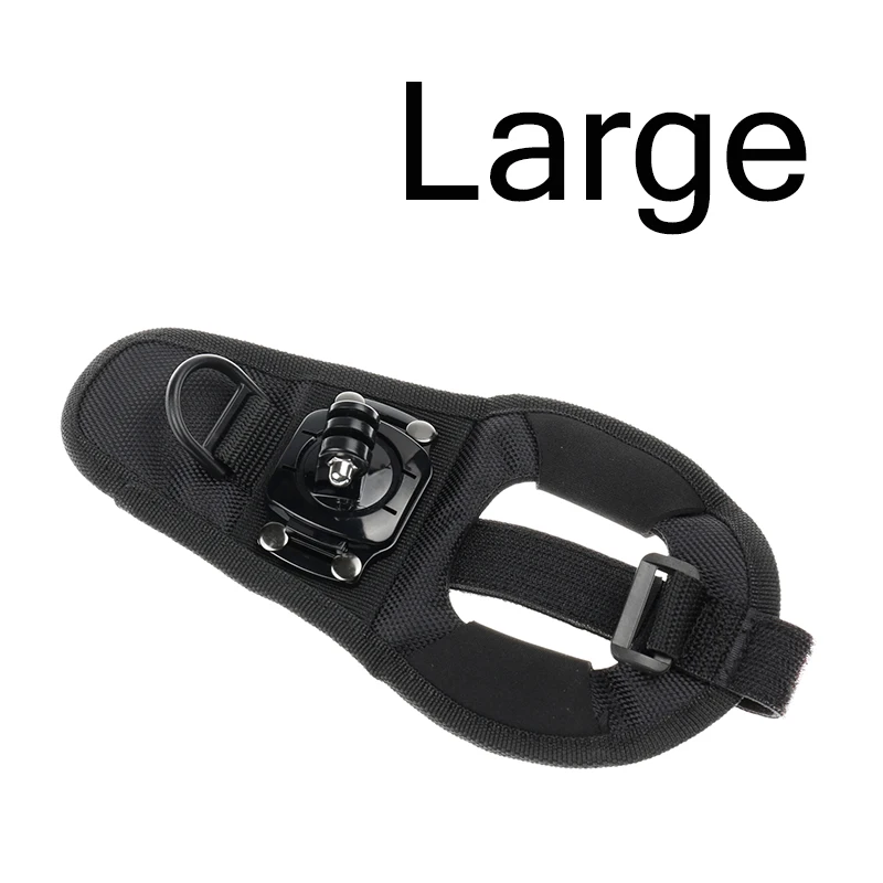 360 Degrees Wrist Band Arm Strap Belt Tripod Mount for GoPro Hero 8 7 6 5 4 Camera Fist Adapter Band Case for Go Pro Accessories - Цвет: Large