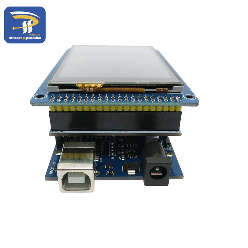 3," TFT lcd сенсорный+ TFT 3,2 дюймовый экран+ Мега 2560 R3 с usb кабелем для Arduino комплект