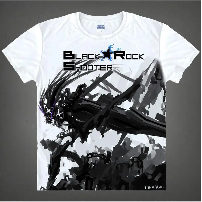 Футболка Black Rock Shooter каваи японское аниме футболка с мангой милым рисунком Мато