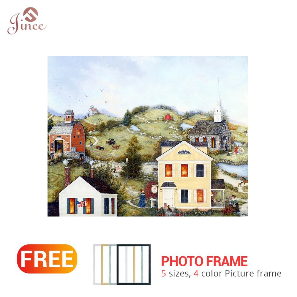 

Diamond Painting Christmas Child Elderly Country Life 5D DIY Diamond Cross Stitch Full Diamond Embroidery Rhinestones Home D