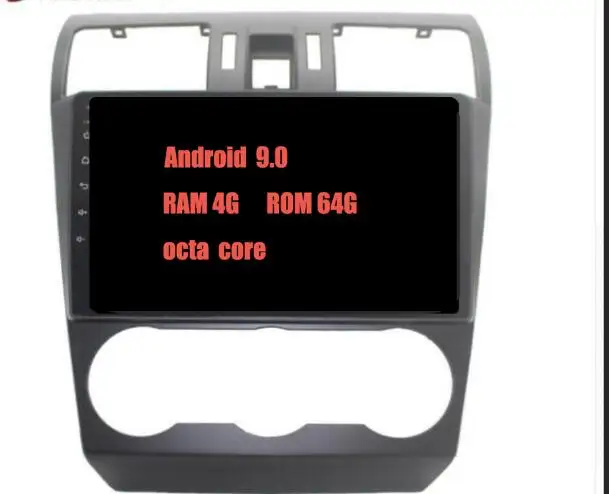 Android 10,0 автомобильный dvd-плеер для Forester Subaru WRX XV Crosstrek 16 2013 gps навигация радио авто стерео головное устройство - Цвет: 9.0 4G-64G 8Core