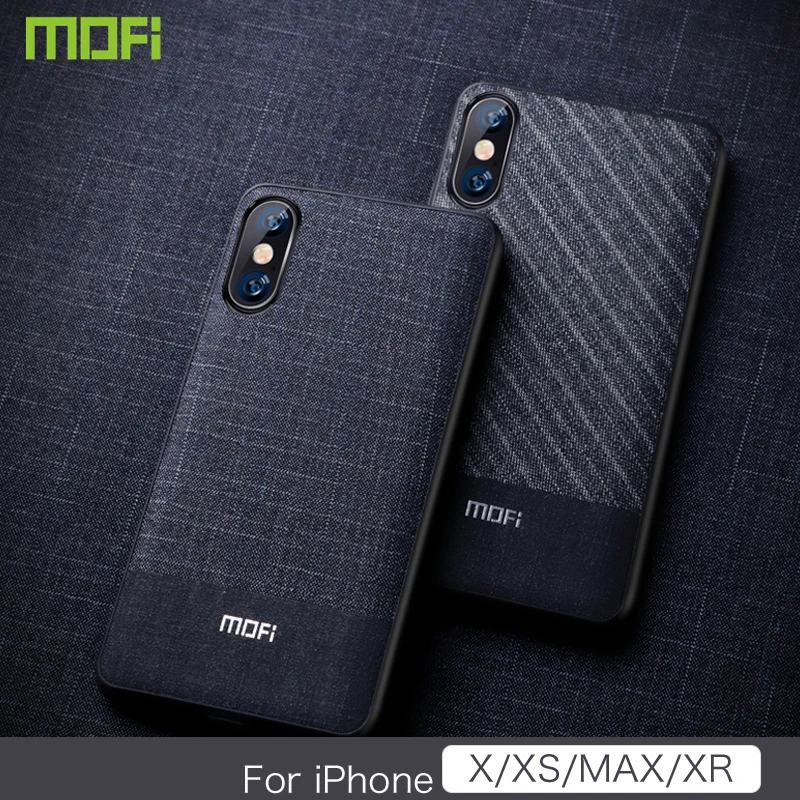 Xs Max чехол для iPhone Xs Max чехол 6," для iPhone Xs чехол Mofi для iPhone XR чехол Деловой темный цвет для iPhone X чехол