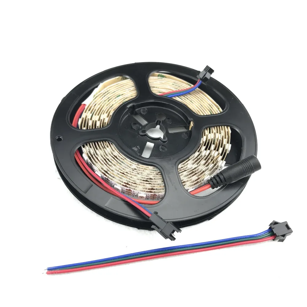 4 м DC5V WS2812B led pixel srip не водонепроницаемый 60 шт. WS2812B/m с пикселей белый PCB | Лампы и