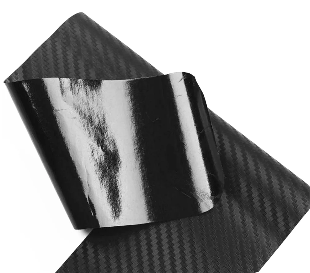 4 штуки в форме автомобиля углеродное волокно край двери Защита от царапин пленка