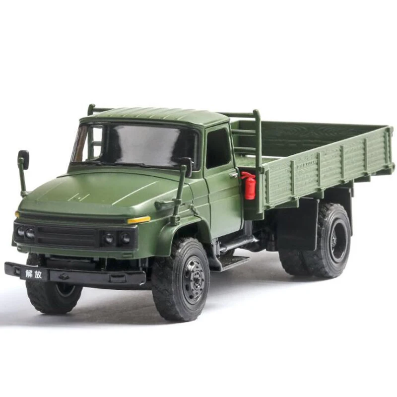 

19.5CM 1:36 Scale Toy Car Metal AlloyClassic Millitary Pickup Truck Pull Back Diecasts Vehicles Model Toys For Children Kids