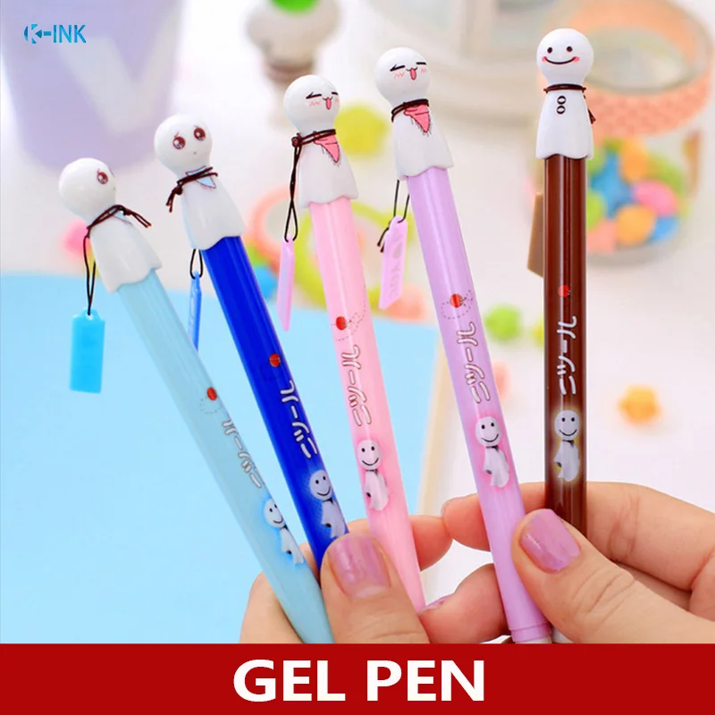 

Sunny Dolls Gel Pen fo Kids Writing , Novelty Japanese Style Doll Gel Pen as school and office stationary