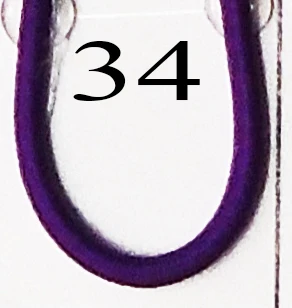 Color 34 ZIEENE 1 ярд диаметр 3 мм круглые эластичные шнуры тянущаяся резиновая веревка нейлон для браслета бусины полоски для волос шнурки 112 цветов - Цвет: Color 34