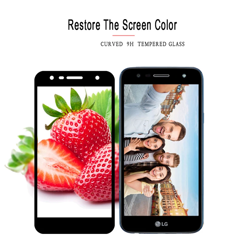 6D полное клеевое закаленное стекло с полным покрытием для LG X Power 3 защитная пленка