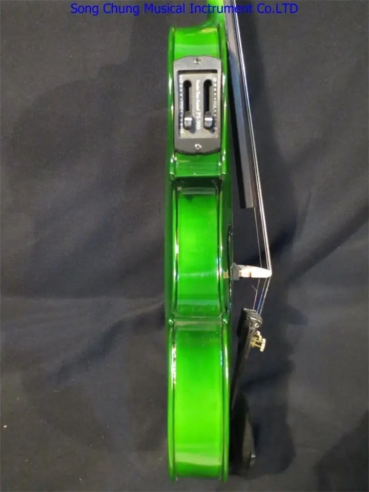 Green colors electric&ampacoustic violin 4/4 with case bow rosin line kit | Спорт и развлечения