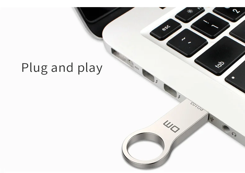 DM PD103 USB Водонепроницаемый флеш-накопитель 32 Гб металлический флеш-накопитель USB2.0 карта памяти 16 Гб флеш-накопитель реальная емкость высокоскоростной u-диск