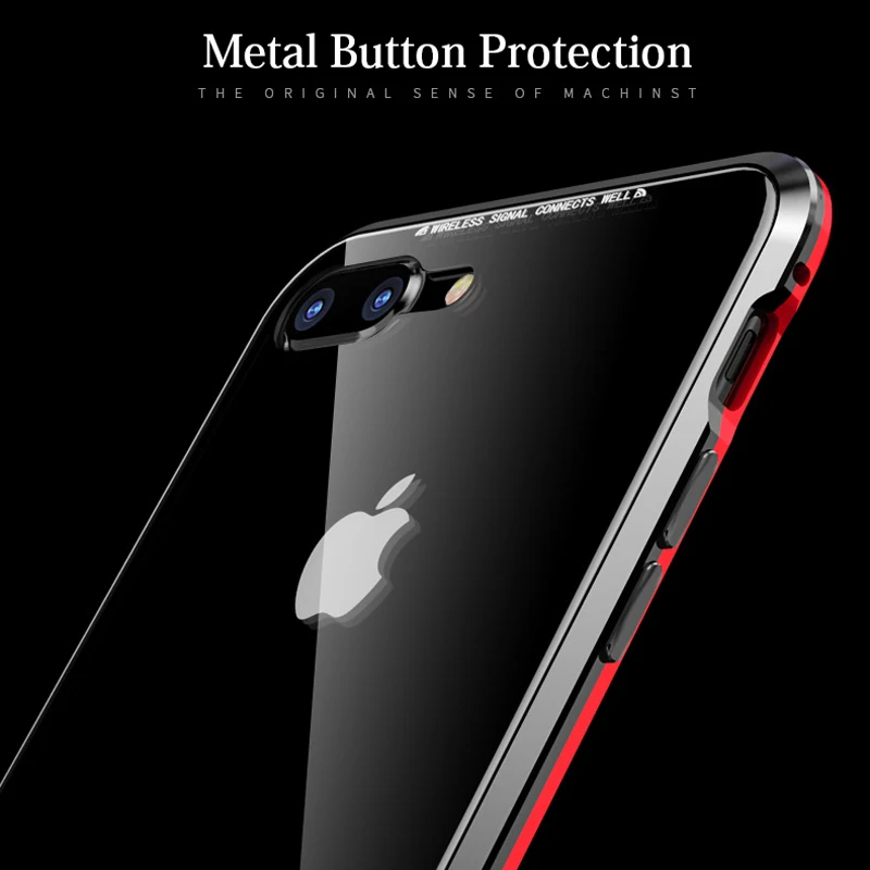 Для iPhone X XS Max XR 7/8 чехол Магнитный адсорбционный Флип 360 градусов полный корпус