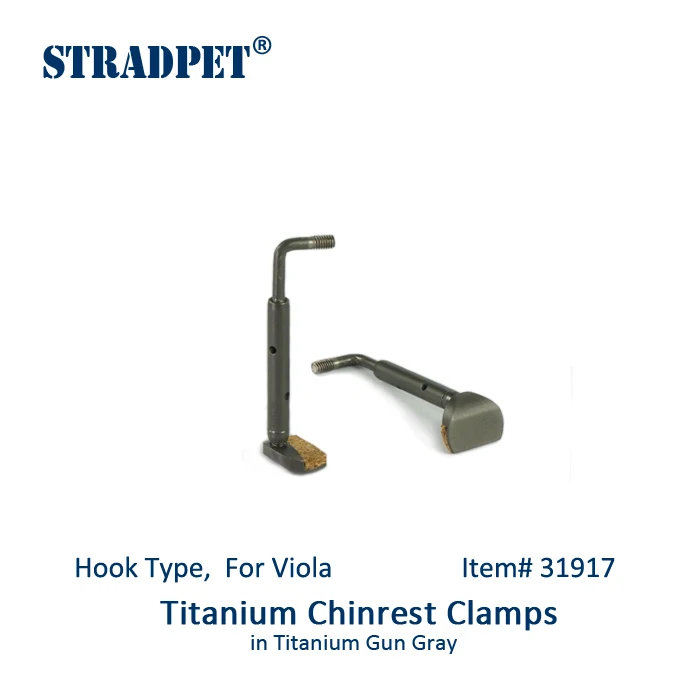 Титановые зажимы STRADPET для подножки шеи серого цвета с крючком Альта аксессуары