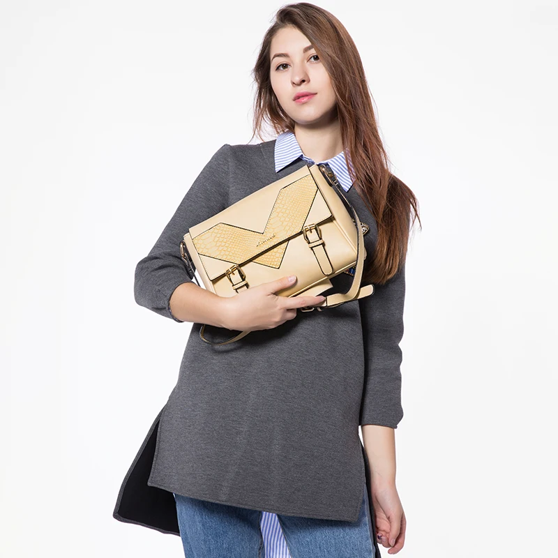 Женская сумка через плечо LOVEVOOK не большая сумочка с регулируемым длинны ремнем