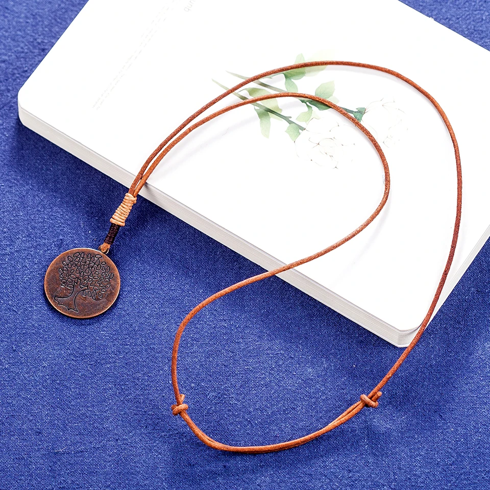Vintage Tree Pendant statement necklaces & pendants Plant Jewelry Long necklace women collares mujer choker kolye bijoux femme|long necklace|long