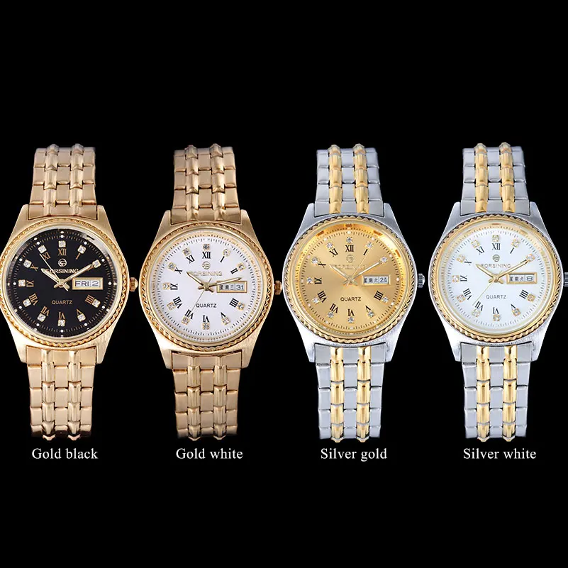 FORSINING 2017 модные повседневные Брендовые женские часы деловые кварцевые с белым