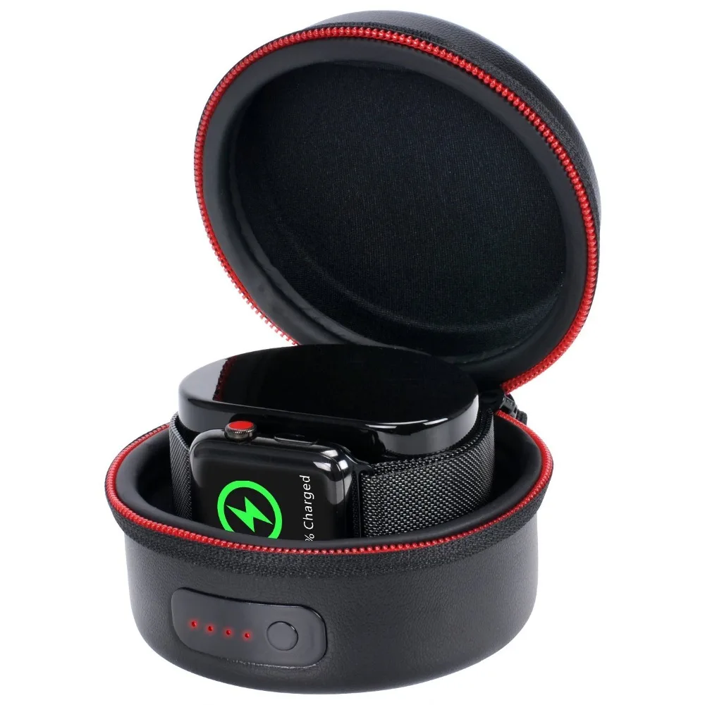 Smatree сумка с зарядкой Портативный чехол для Apple Watch Series 4, Series 3, Series 2, Series 1