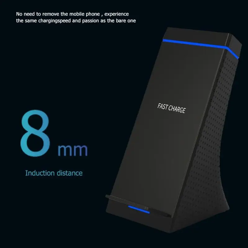 WN2 Portable Wireless Charger with Bluetooth Speaker Fast Charging Dock Station Stand BT 5.0 Audio Speakers 9V DC Bluetooth 5.0