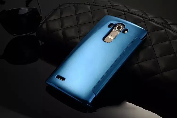 Зеркальные флип-Чехлы для LG Optimus G4, быстрый Круглый флип-чехол для смартфона LG G4 с функцией пробуждения сна ответа на звонки