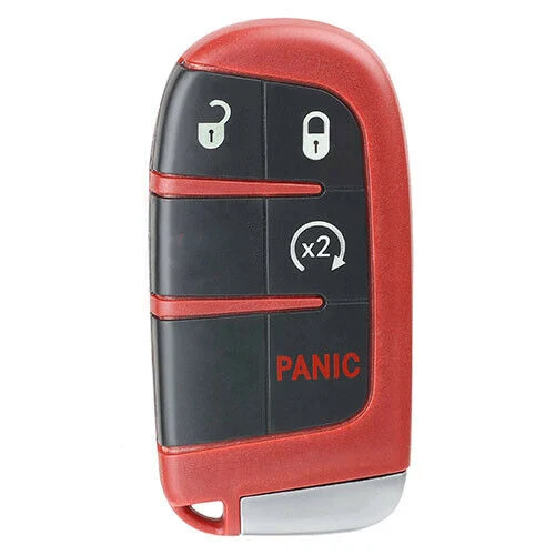 

Keyecu Red Smart Remote Key Fob 433MHz 7953A Chip 3+1 Button for Chrysler 300 Dodge 2011-2017 FCC: M3N-40821302