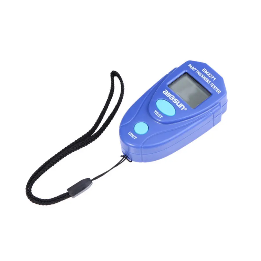 Толщиномер All-Sun EM2271 Цифровой с ЖК-дисплеем измеритель толщины лакокрасочного