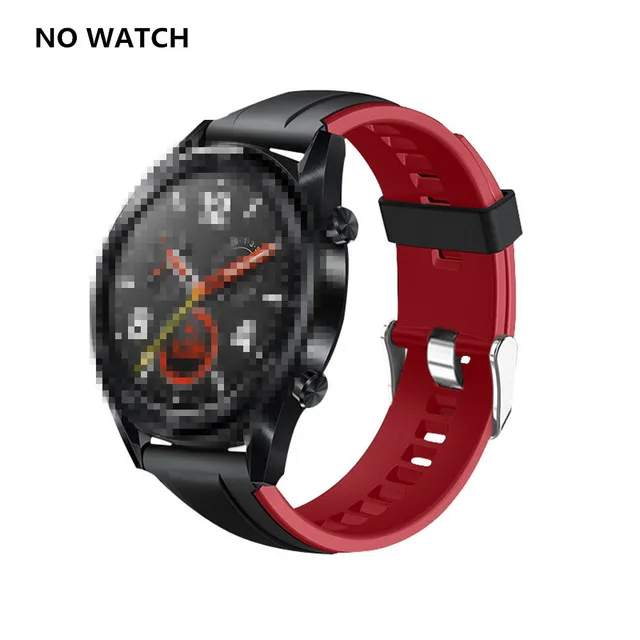 2 Двойной Цветной ремешок для huawei Watch GT Active/Elegan Band спортивный ремешок для Honor watch Волшебные умные часы браслет - Цвет: 2
